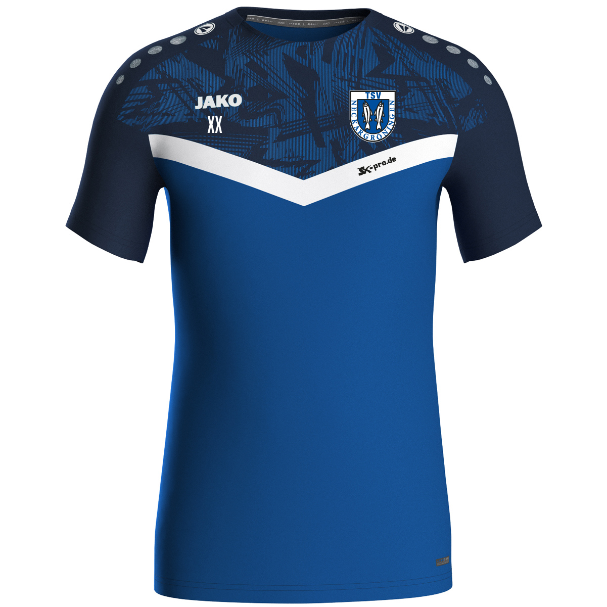 JAKO T-Shirt Iconic inkl.Wappen (Initialen optional)