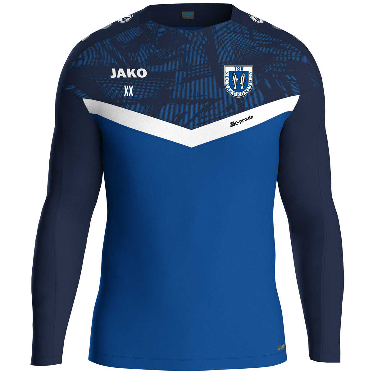 JAKO Sweat Iconic inkl.Wappen (Initialen optional)