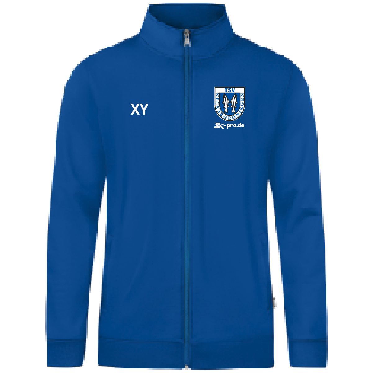 JAKO Sweatjacke Doubletex inkl.Wappen (Initialen optional)