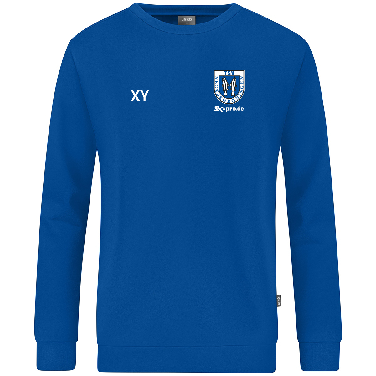 JAKO Sweat Organic inkl.Wappen (Initialen optional)