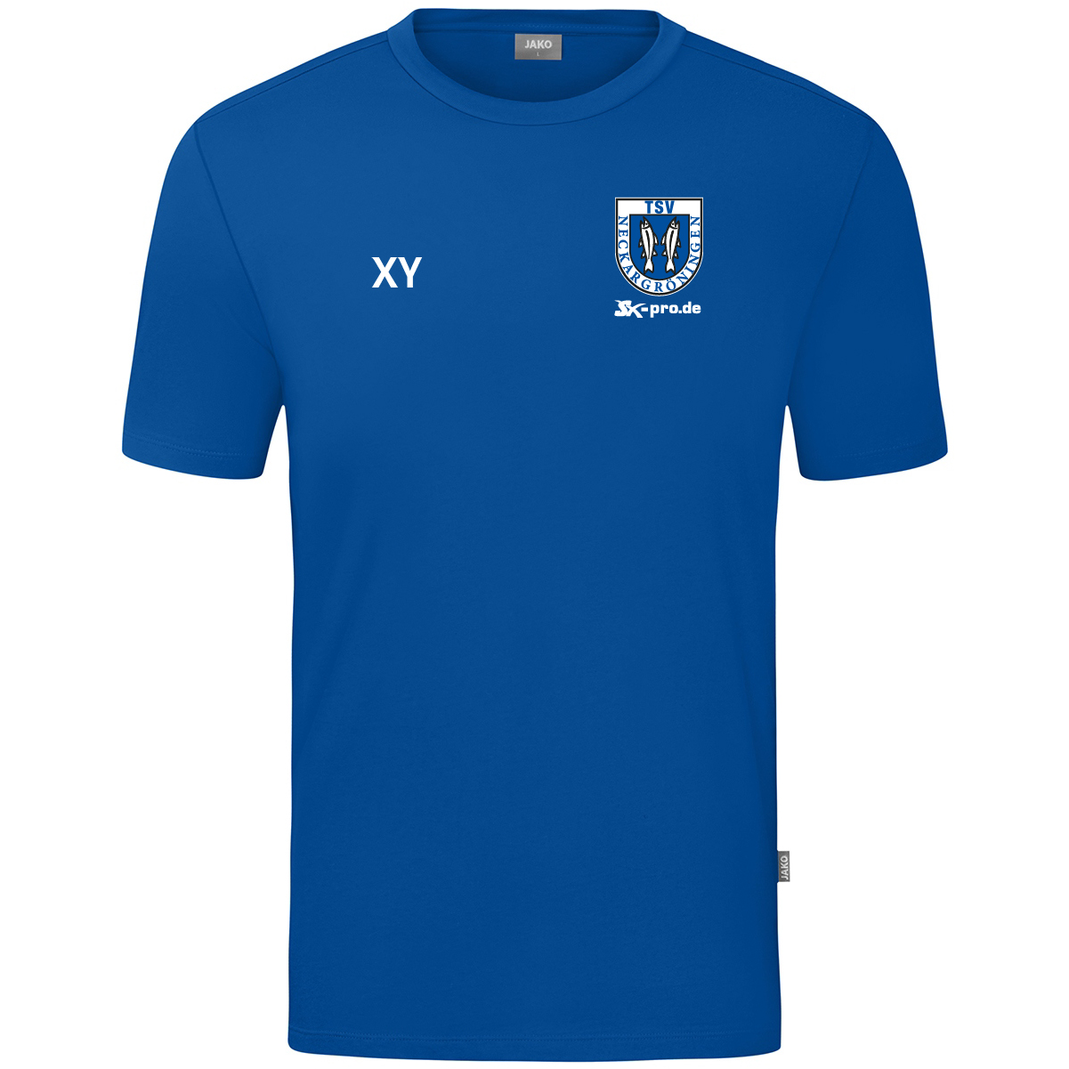 JAKO T-Shirt Organic  inkl.Wappen (Initialen optional)