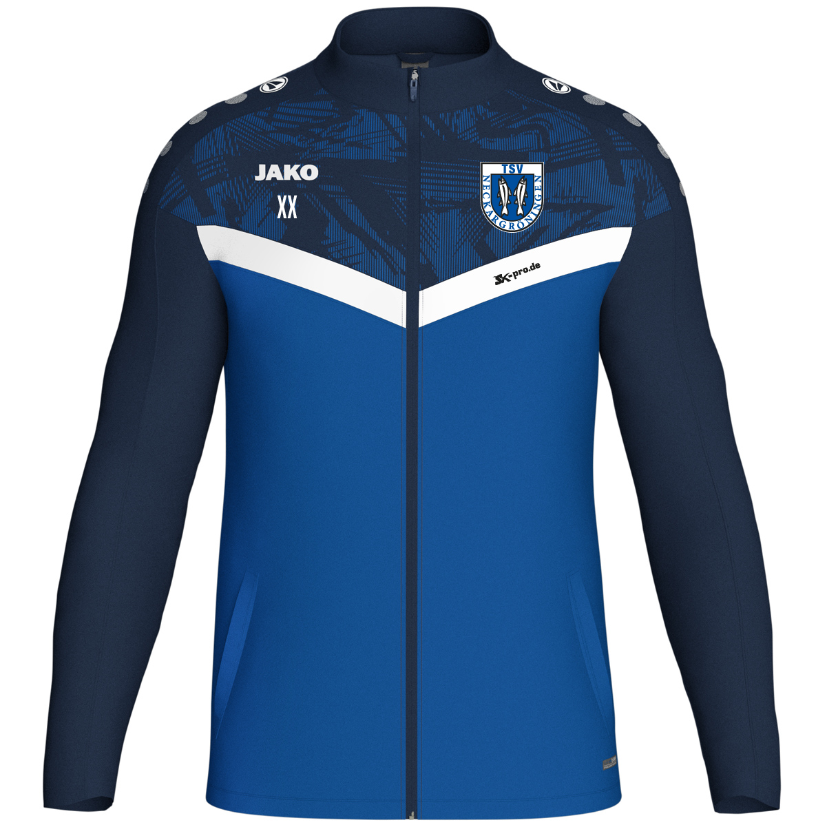 JAKO Polyesterjacke Iconic inkl.Wappen (Initialen optional)