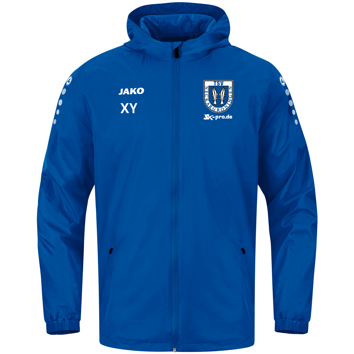 JAKO Allwetterjacke Team 2.0 inkl.Wappen (Initialen optional)