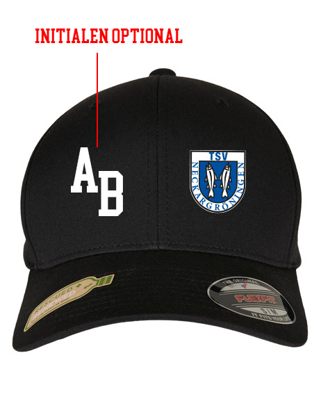 Flexfit Recycled Polyester Cap inkl.Wappen (Initialen optional)